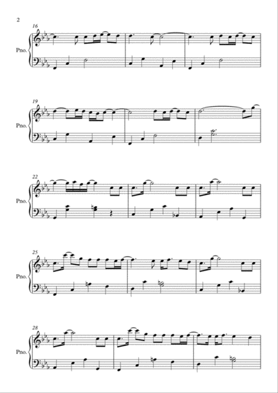 Skyfall Skyfall Easy Piano scores gallery preview page 2