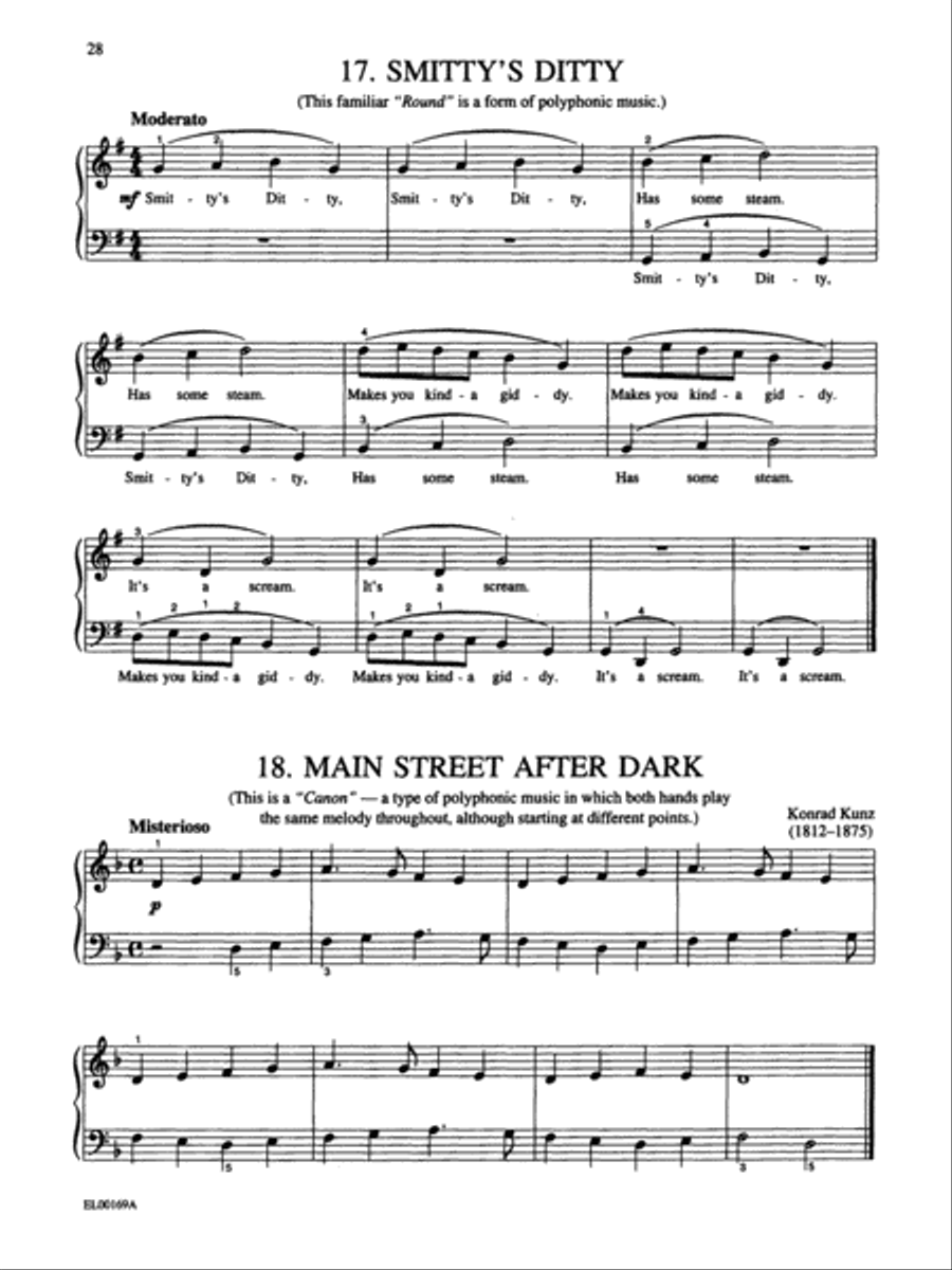 John W. Schaum Piano Course Piano Method scores gallery preview page 3