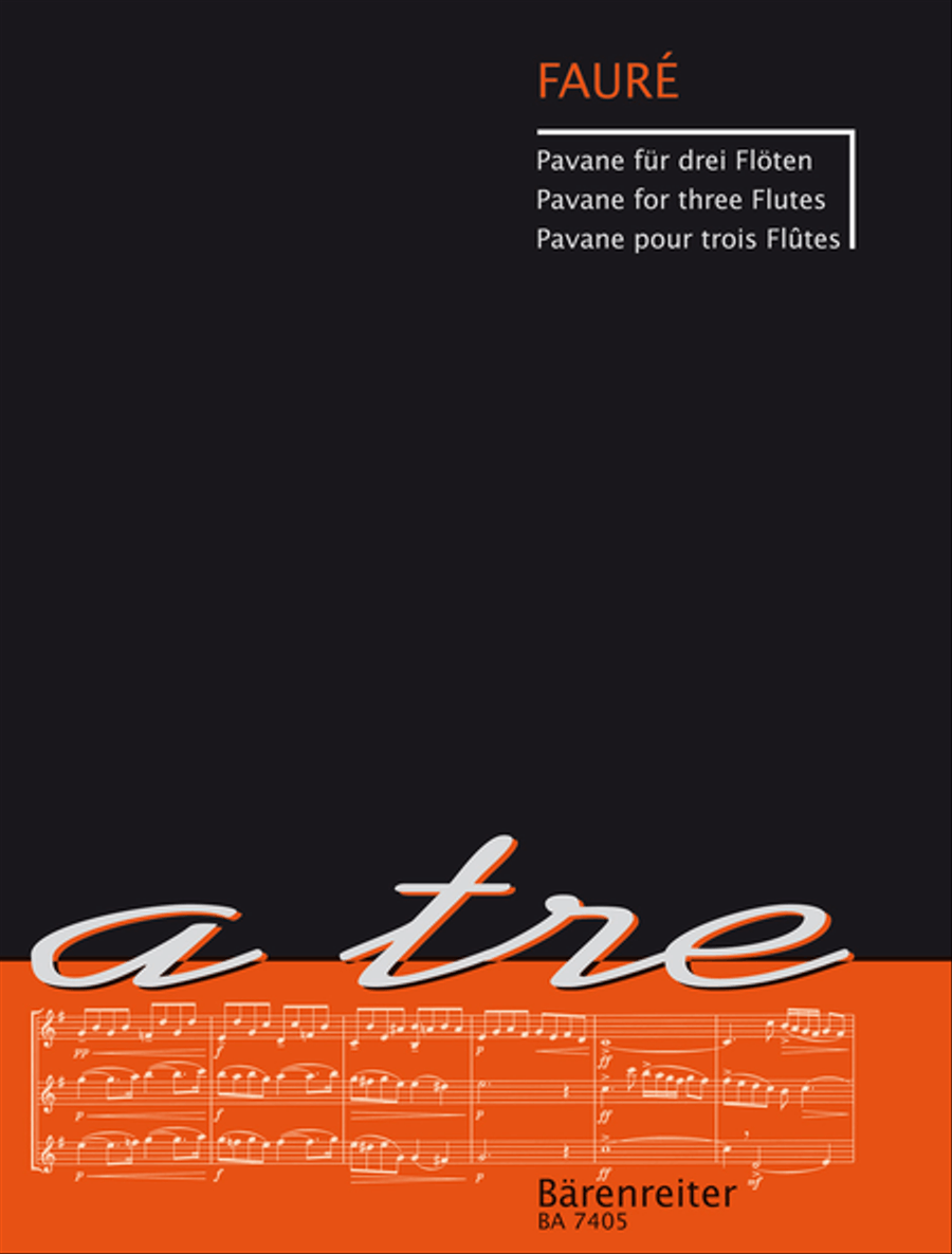Pavane for three Flutes Flute Trio scores gallery preview page 1