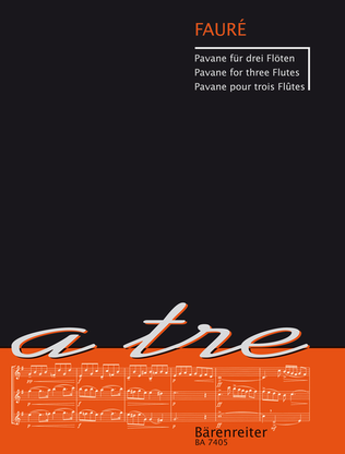 Book cover for Pavane for three Flutes