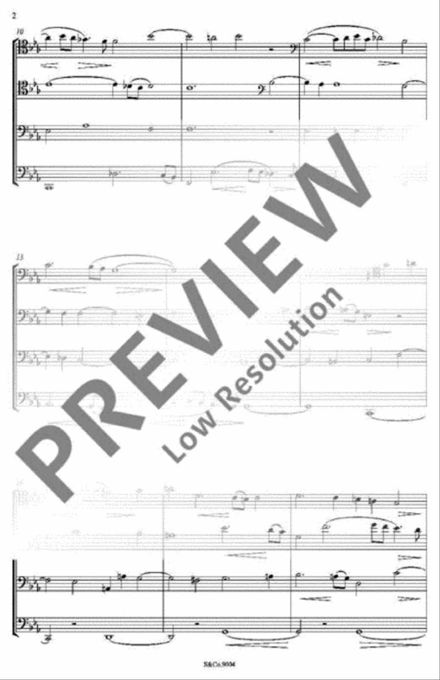 Fantazia 7 Trombone Quartet scores gallery preview page 3