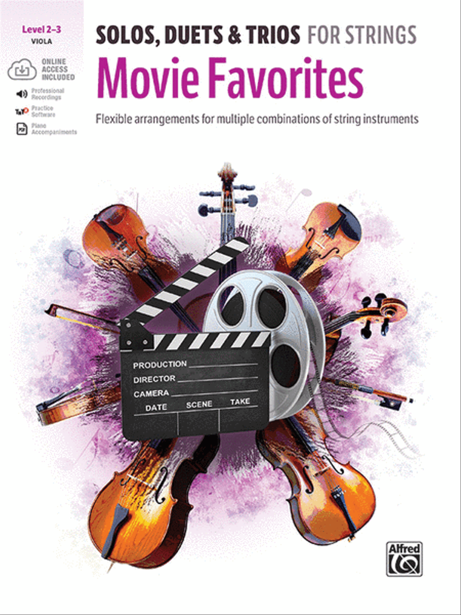 Solos, Duets & Trios for Strings -- Movie Favorites String Orchestra scores gallery preview page 1