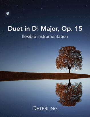 Book cover for Duet in D-Flat Major, Op. 15