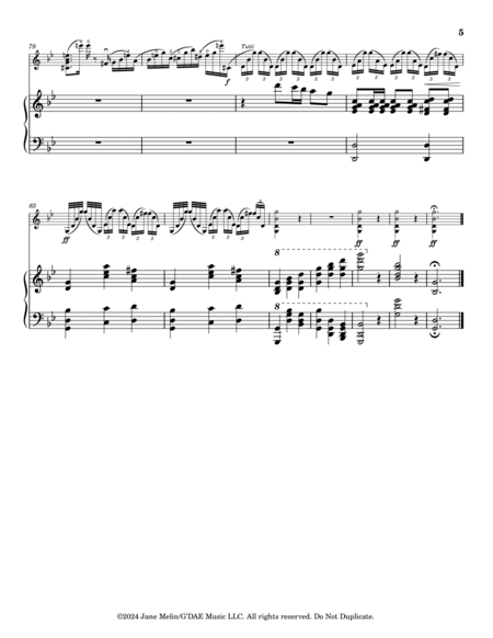 Le Beau, Luise - Polonaise from "Three Pieces" Op. 26 No. 3, arranged for violin image number null