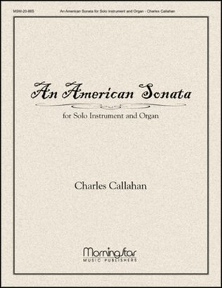 Book cover for An American Sonata for Solo Instrument and Organ