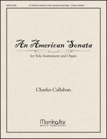 An American Sonata for Solo Instrument and Organ image number null