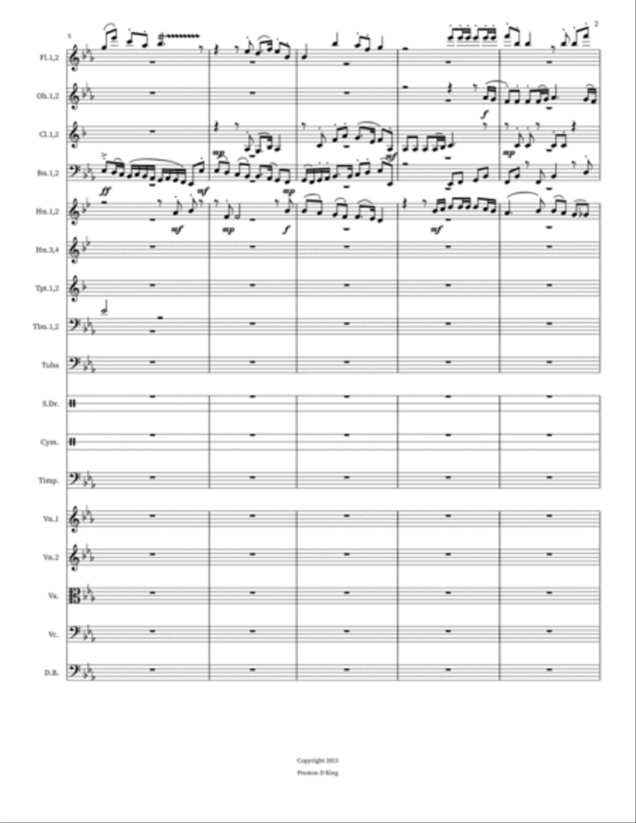 Potpourri of Carols Bassoon scores gallery preview page 2