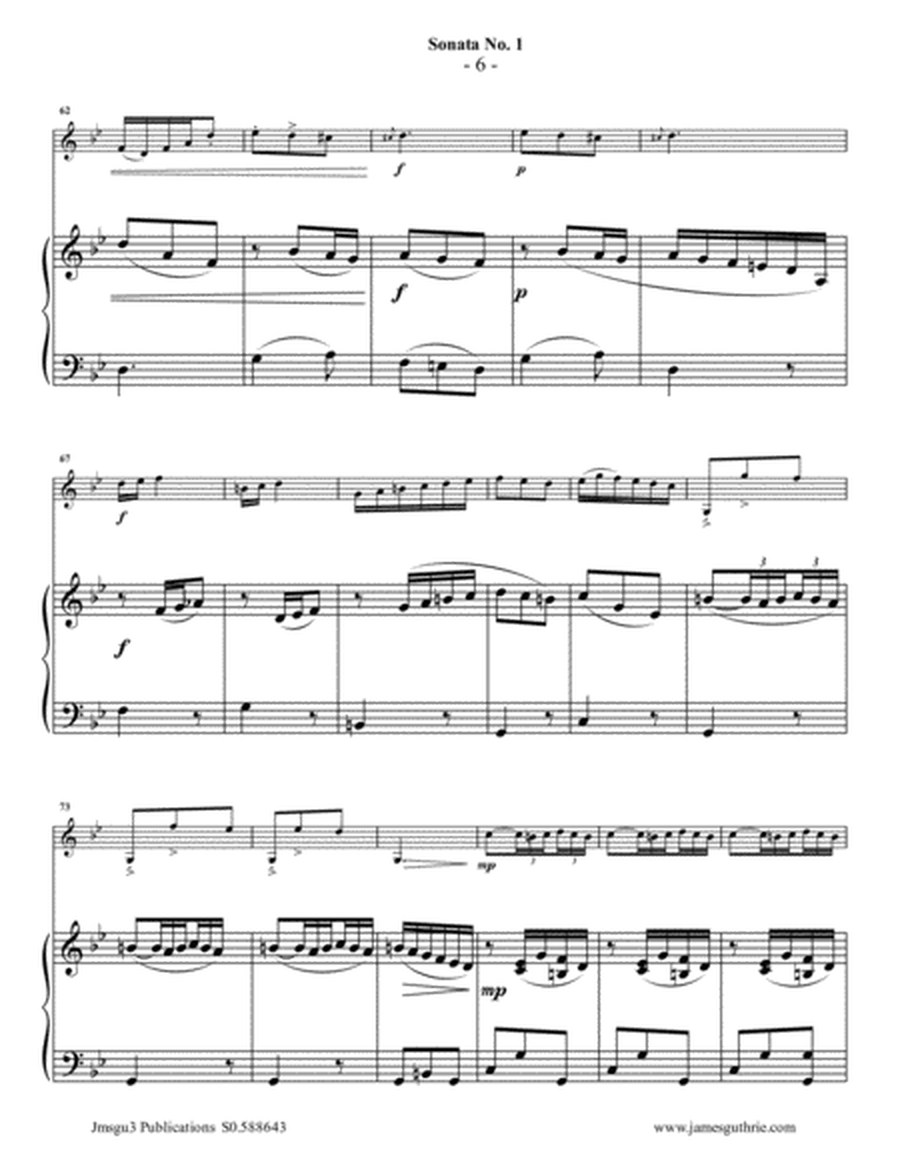 Vivaldi: Sonata No.1 for Guitar & Piano image number null