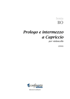 Sonia Bo: PROLOGO E INTERMEZZO A CAPRICCIO (ES 974)
