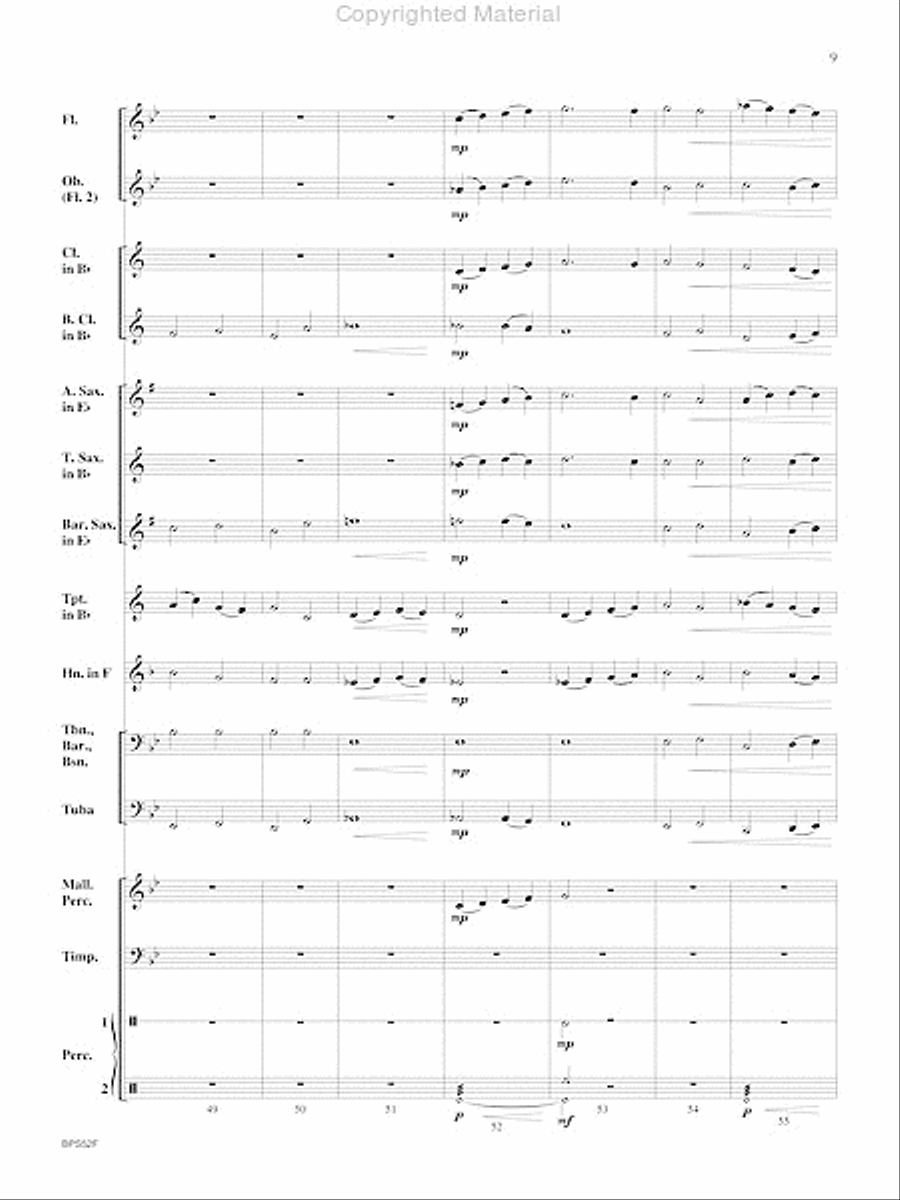 Redhawk Concert Band scores gallery preview page 10