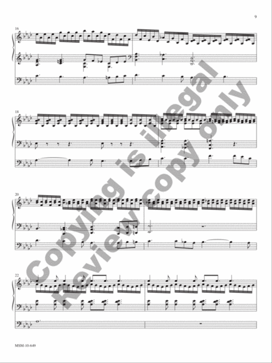 African-American Organ Music Anthology, Volume 9 Organ scores gallery preview page 7