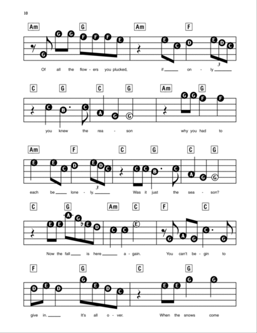 Shoot The Moon Electronic Keyboard scores gallery preview page 2