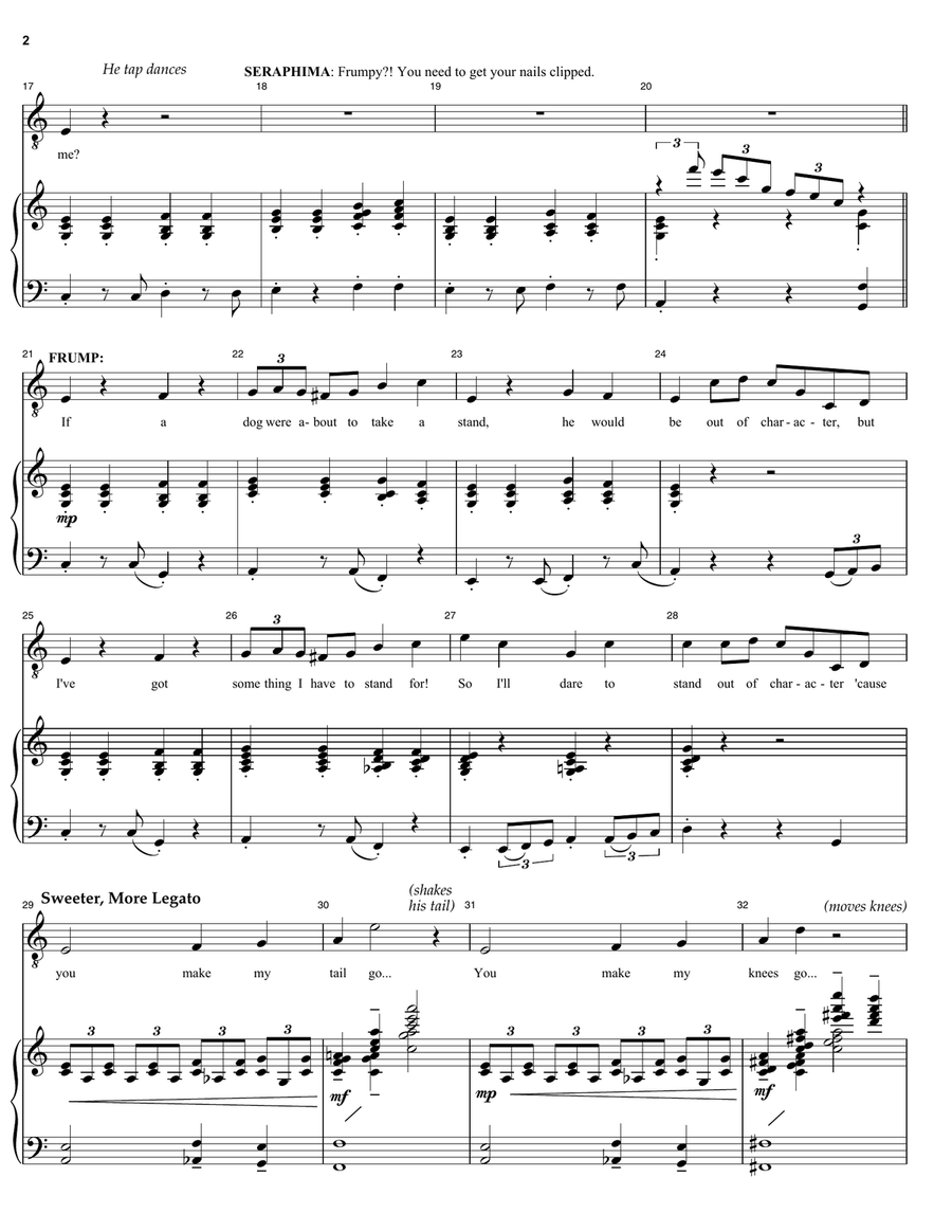 Out Of Character (from Between The Lines) Voice scores gallery preview page 2