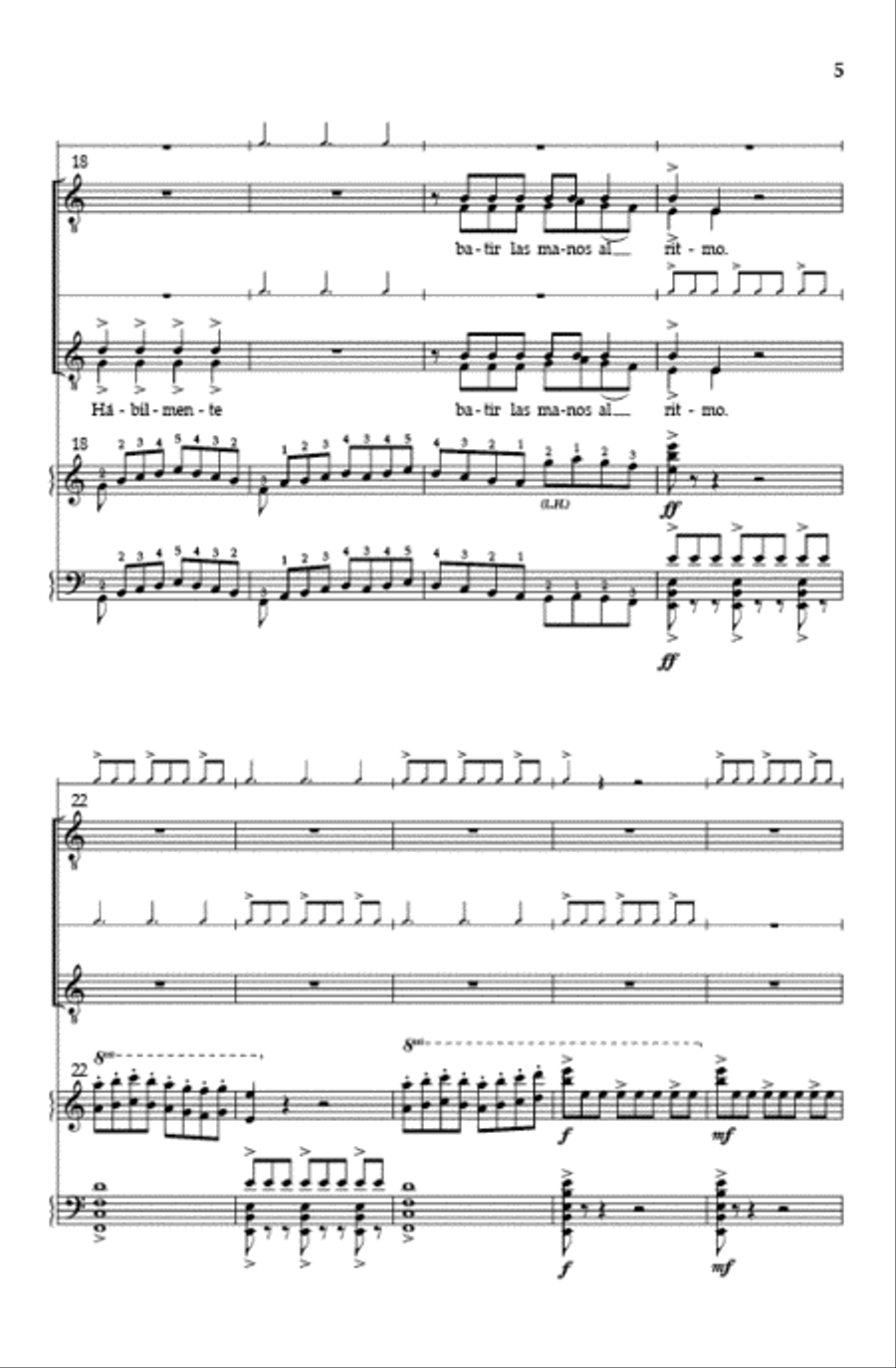 Ritmo TTBB scores gallery preview page 4