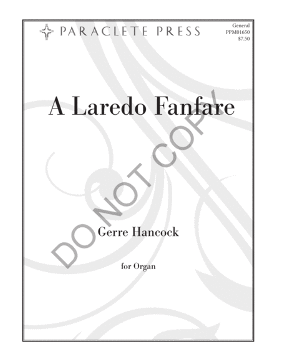 A Laredo FanfareÂ  Organ Solo scores gallery preview page 2