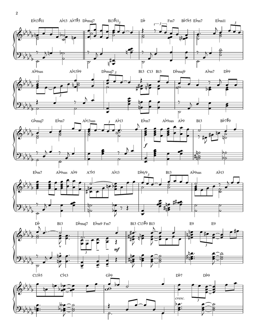 (Everything I Do) I Do It For You [Jazz version] Piano Solo scores gallery preview page 2