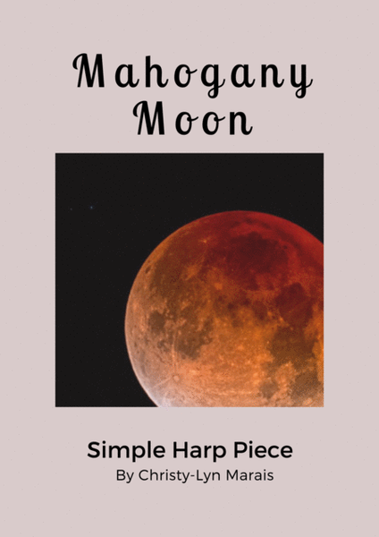 Mahogany Moon (easy harp) image number null