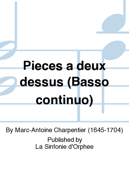 Pieces a deux dessus (Basso continuo)
