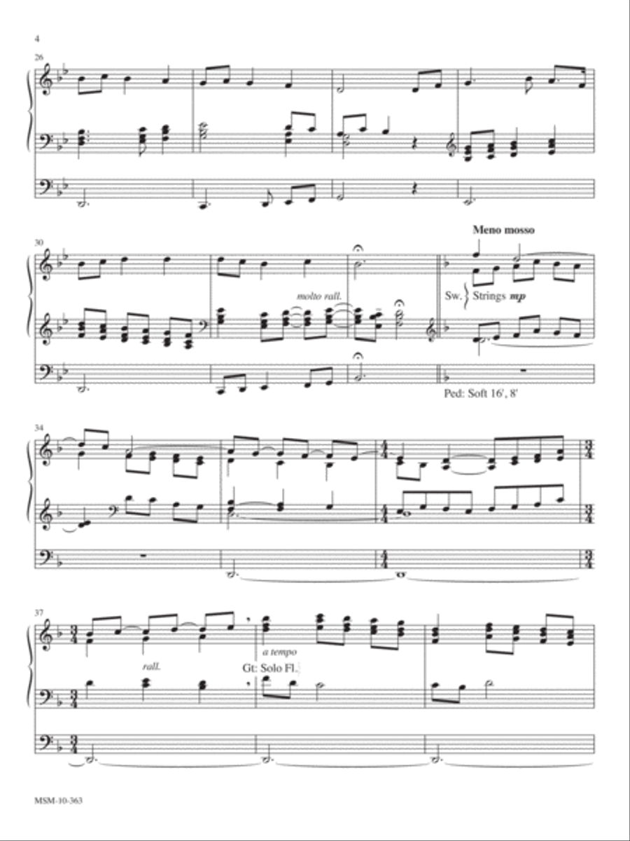 Voluntary on Thaxted Organ scores gallery preview page 3