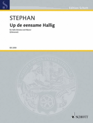 Stephan R Up De Eensame Hallig (ep)