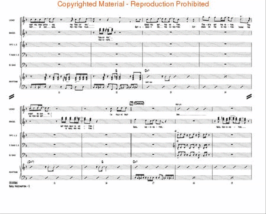 <br>Sheet music extract