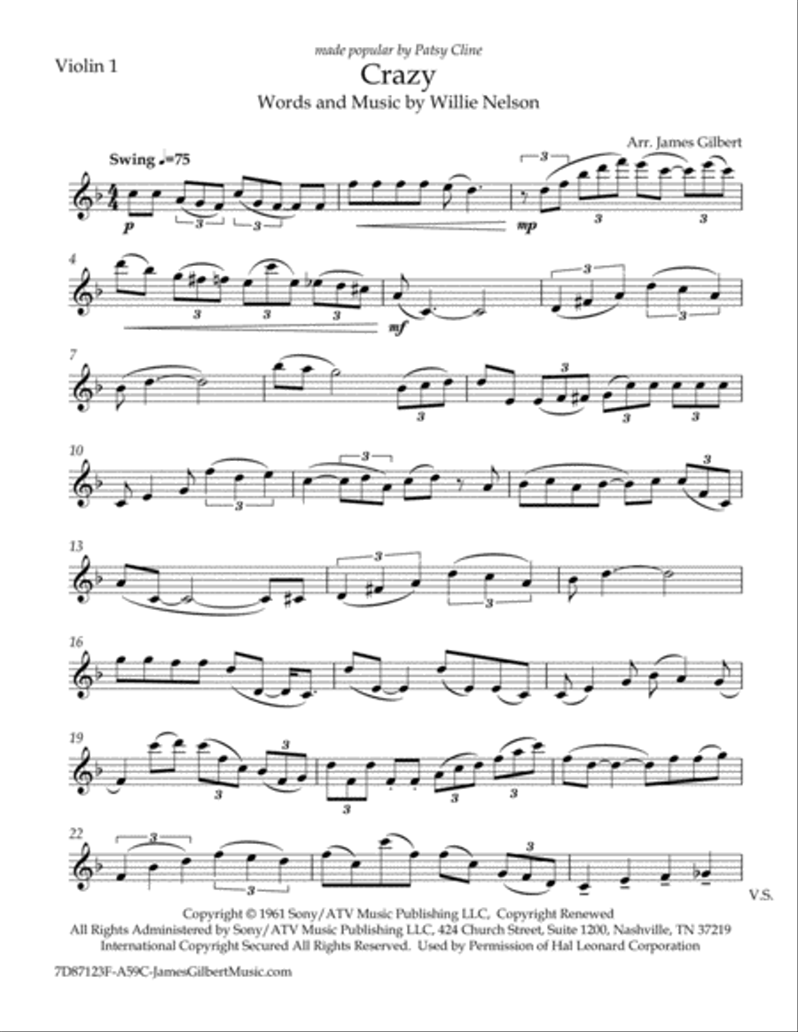 Crazy String Quartet scores gallery preview page 2