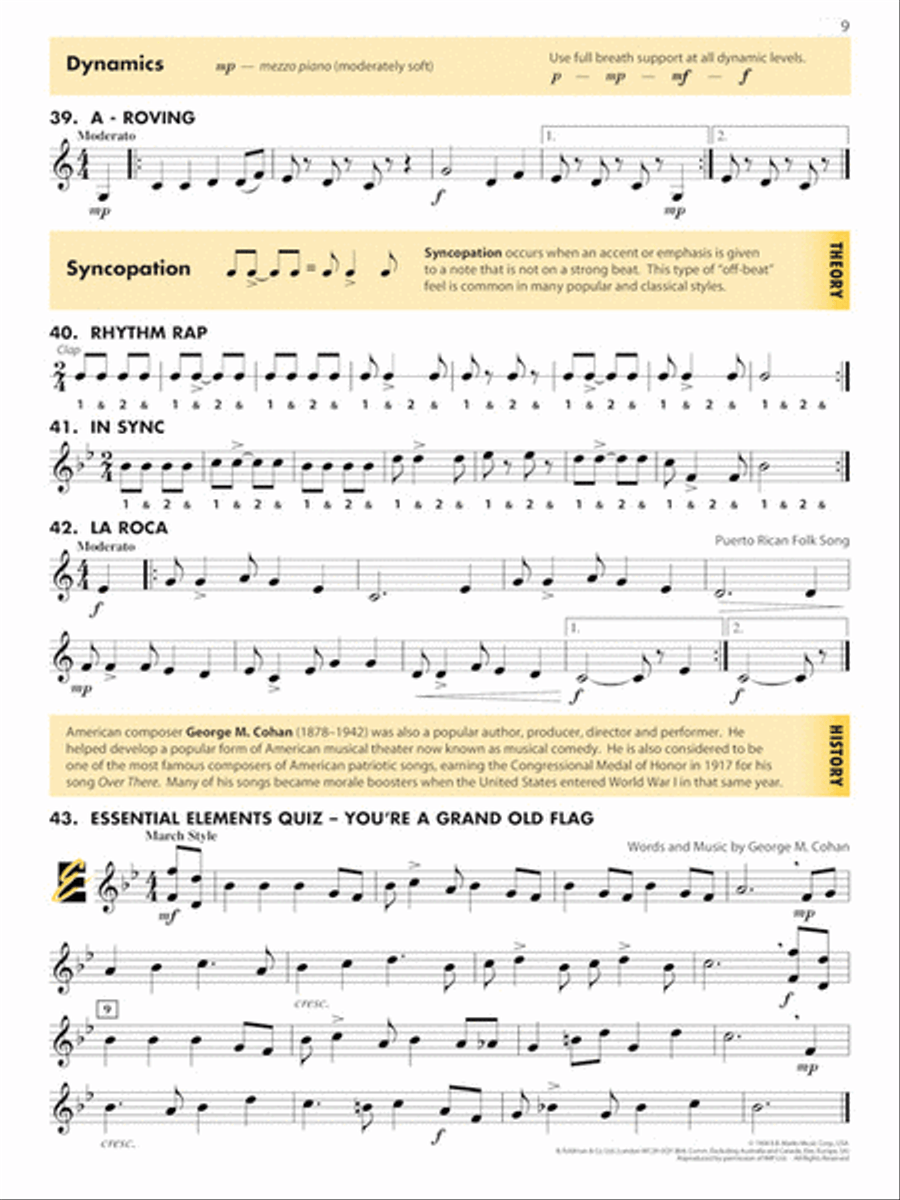 Essential Elements for Band – Book 2 with Online Resources Concert Band Methods scores gallery preview page 3