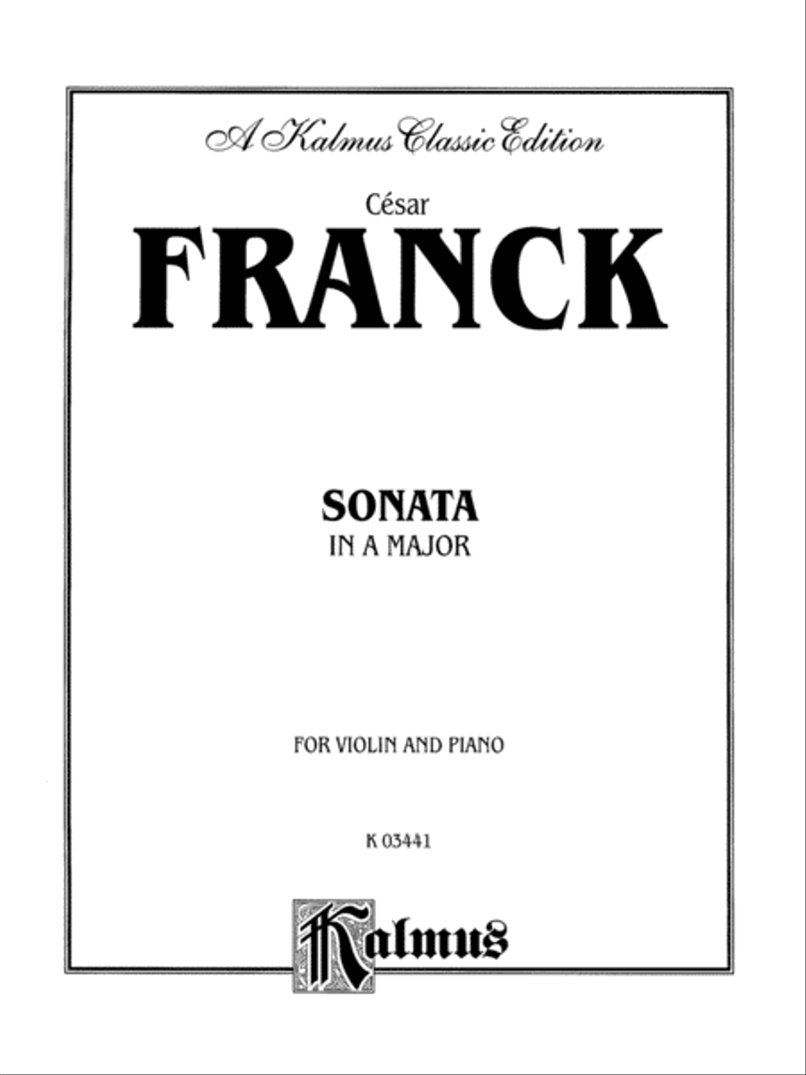 Sonata in A Major Small Ensemble scores gallery preview page 2