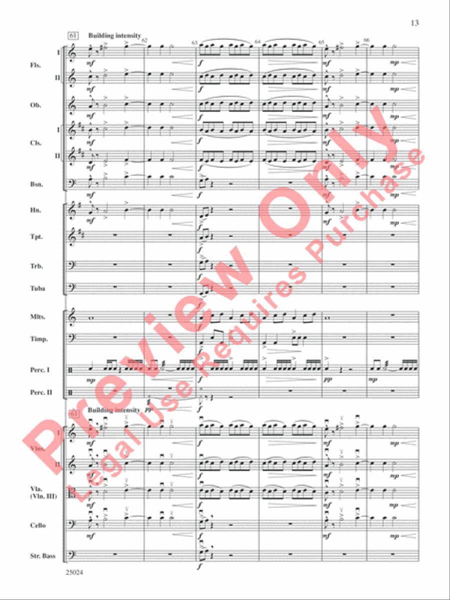 Symphonic Statement Full Orchestra scores gallery preview page 15