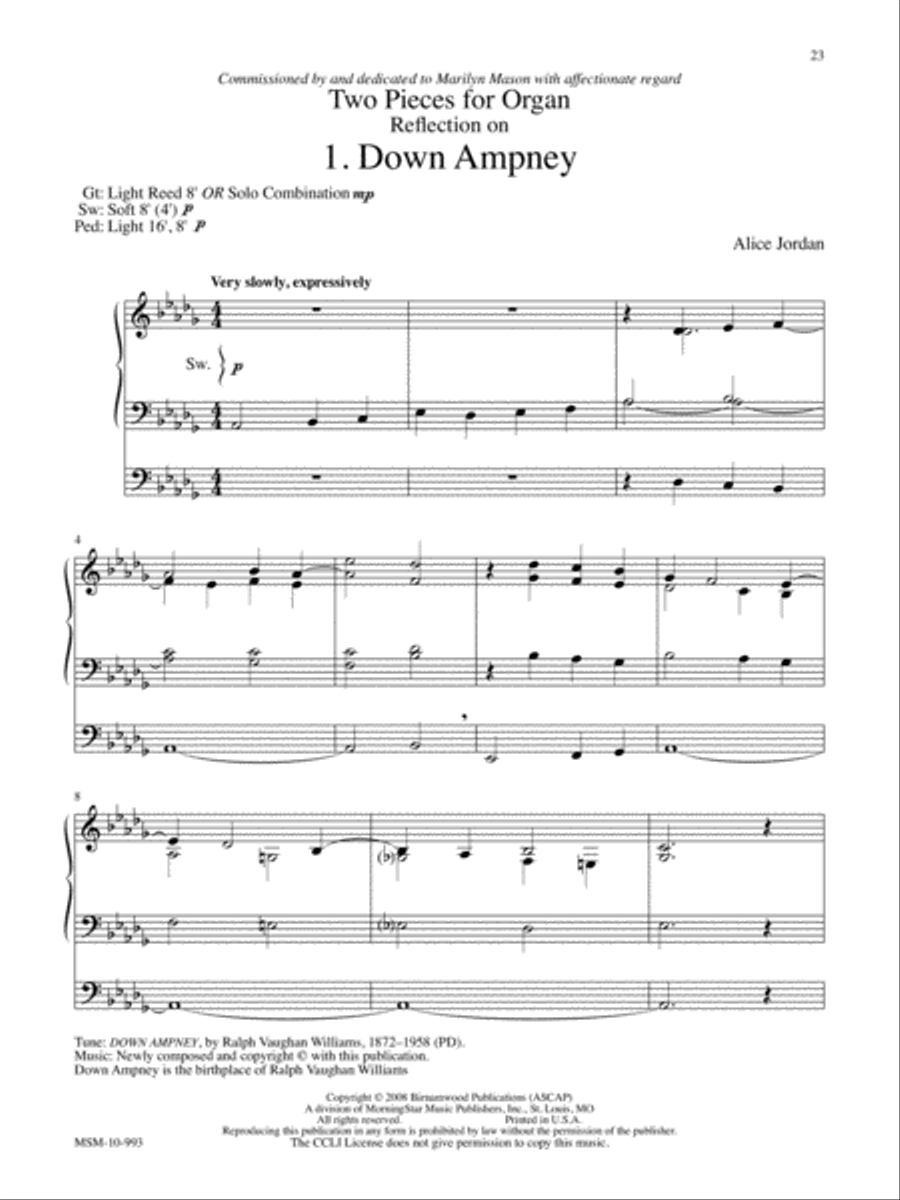 Marilyn Mason Music Library, Volume 4 Organ scores gallery preview page 7