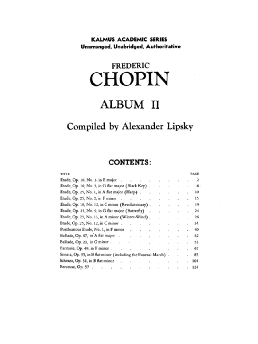Album Album Piano Solo scores gallery preview page 2