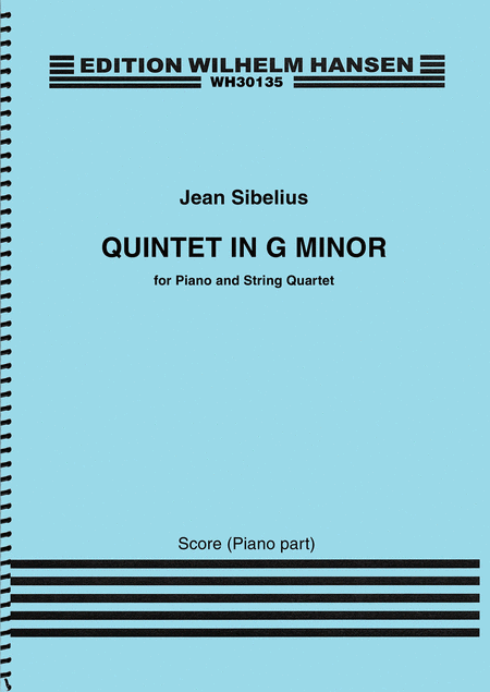 Jean Sibelius  Piano Quintet (Piano/Score)