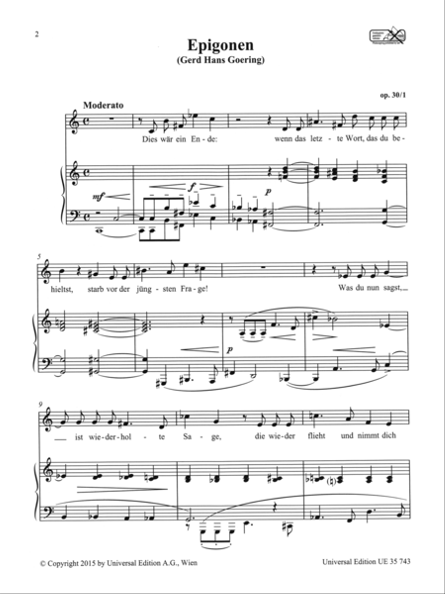 Early Songs Vol. 3 Early Songs Vol. 3 Chamber Music scores gallery preview page 2