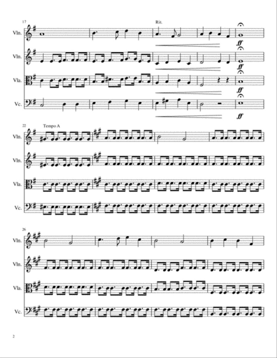 In the Bleak Mid Winter String Trio scores gallery preview page 2