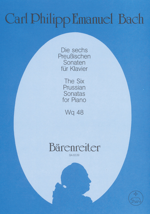 Book cover for Die sechs Preussischen Sonaten Wq 48