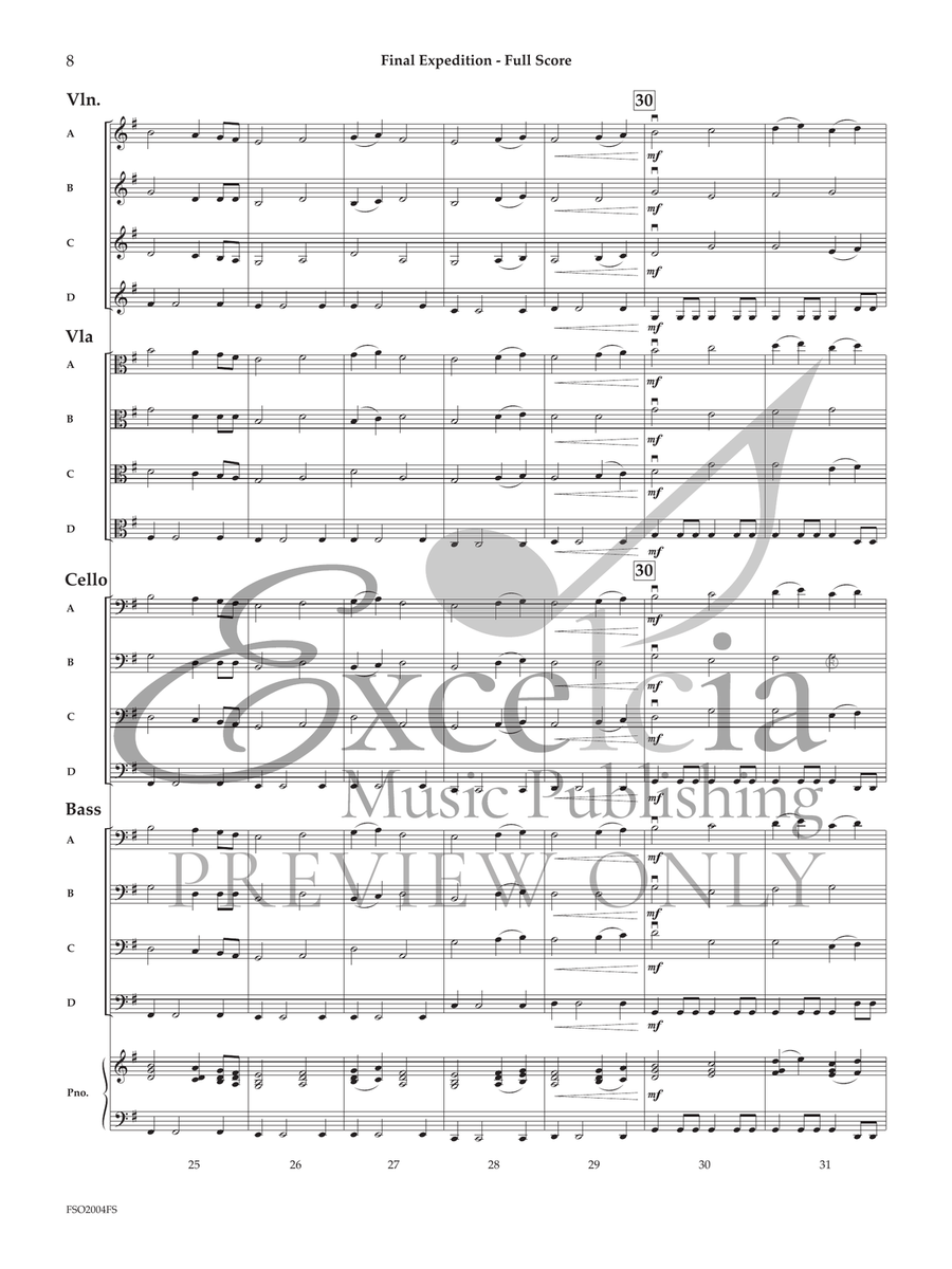 Final Expedition (Score) String Orchestra scores gallery preview page 9