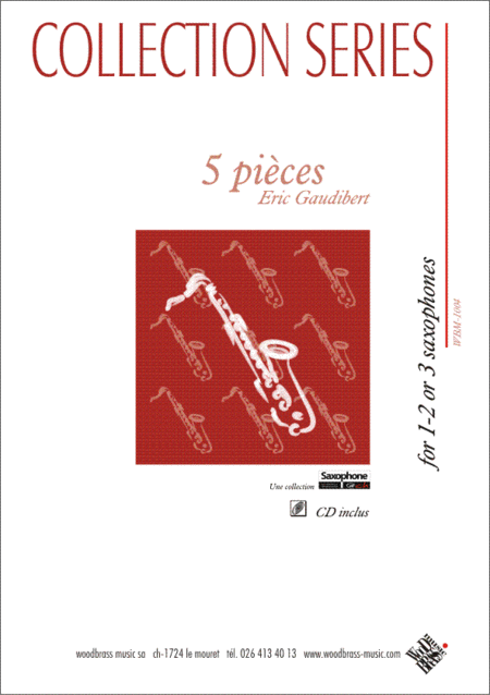 Eric Gaudibert (1936-): 5 Pieces (with CD)
