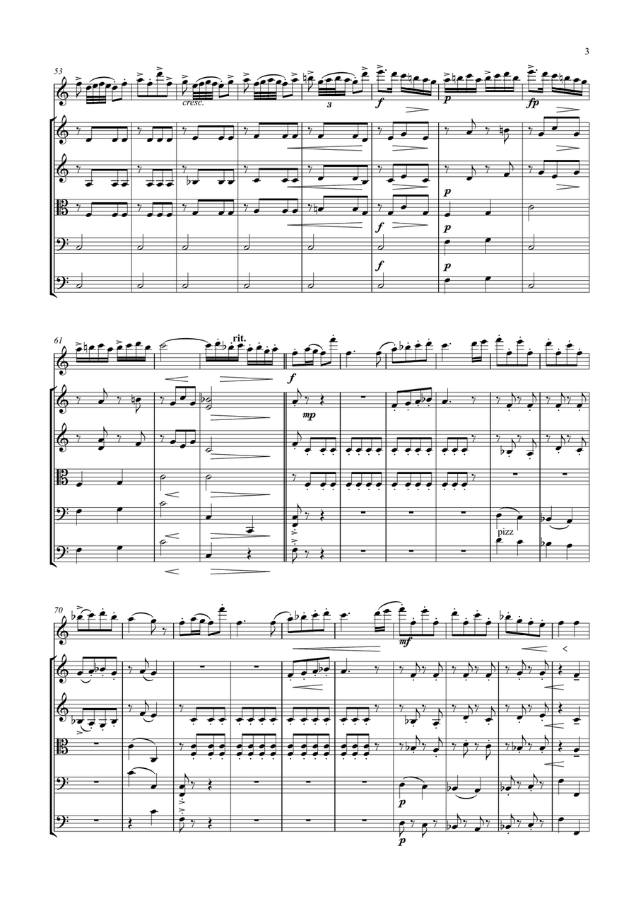 Tambourin - from Le triomphe de la Republique for flute and orchestra