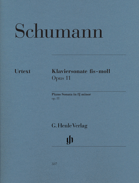 Schumann, Robert: Piano sonata F sharp minor op. 11