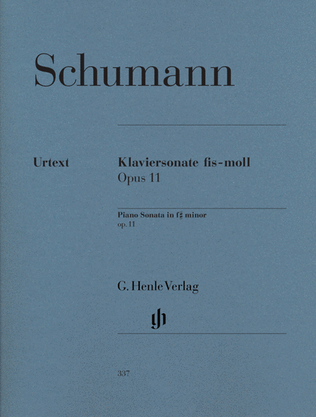 Book cover for Piano Sonata in F Sharp minor Op. 11