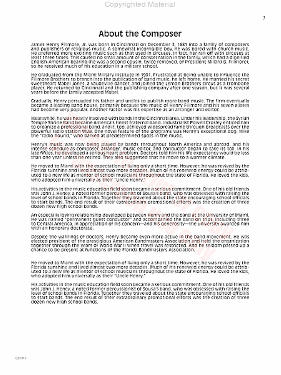 Americans We Concert Band scores gallery preview page 4