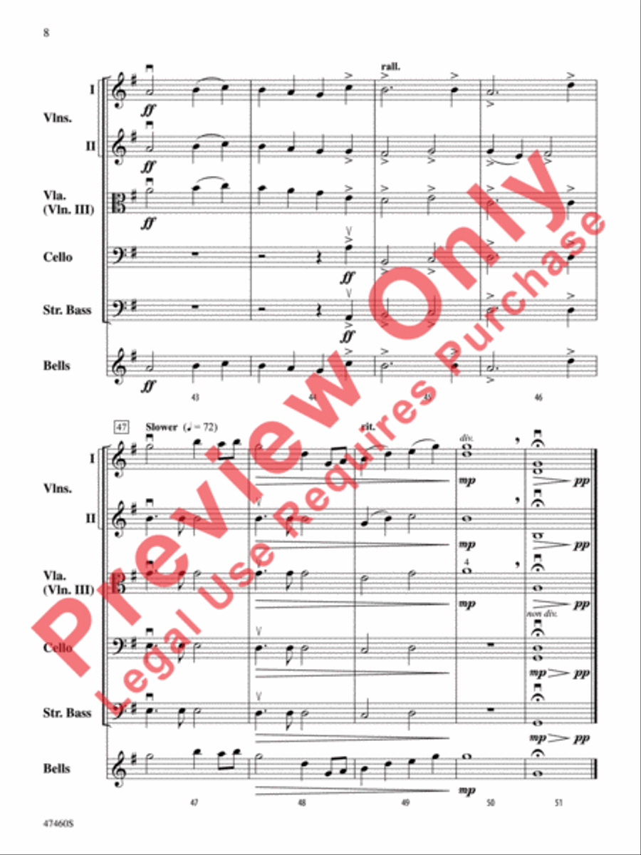 Eventide String Orchestra scores gallery preview page 9