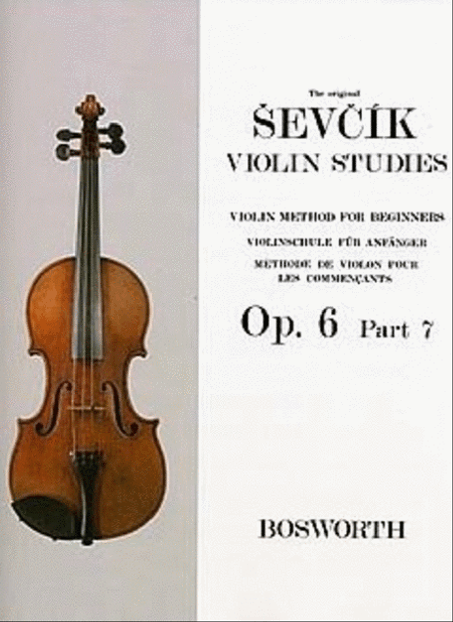 Sevcik Violin Studies Op 6 Pt 7 Violin scores gallery preview page 1