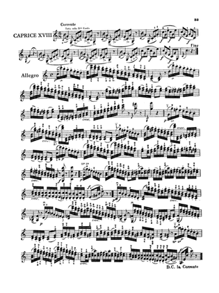 Paganini: Twenty-Four Caprices, Op. 1 No. 18