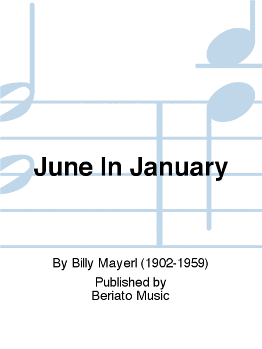 June In January June In January Piano Solo scores gallery preview page 1