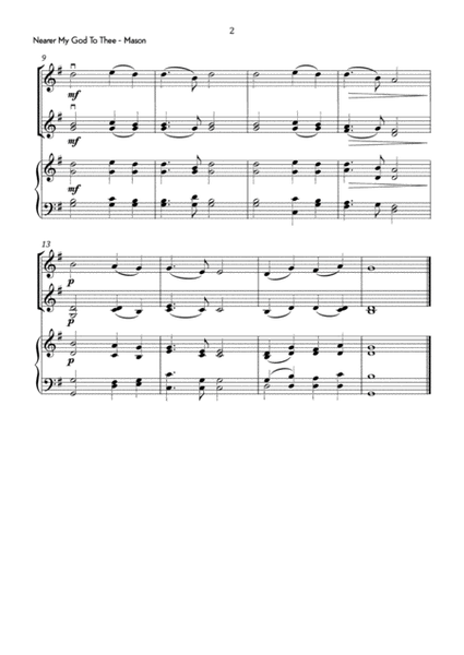 Mason - Nearer My God To Thee (Bethany) in G Major - Easy image number null