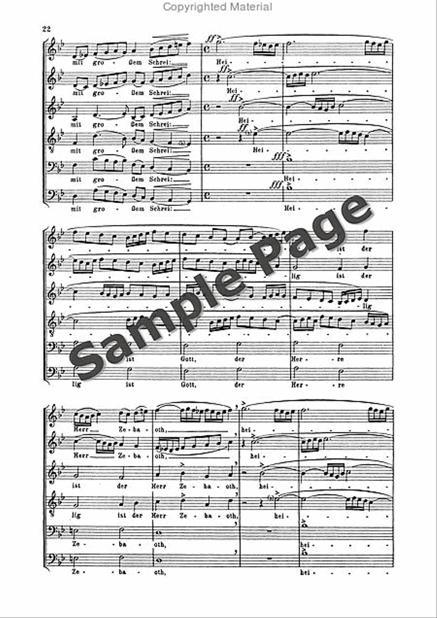 Liedmesse Choral Score SSATB scores gallery preview page 23