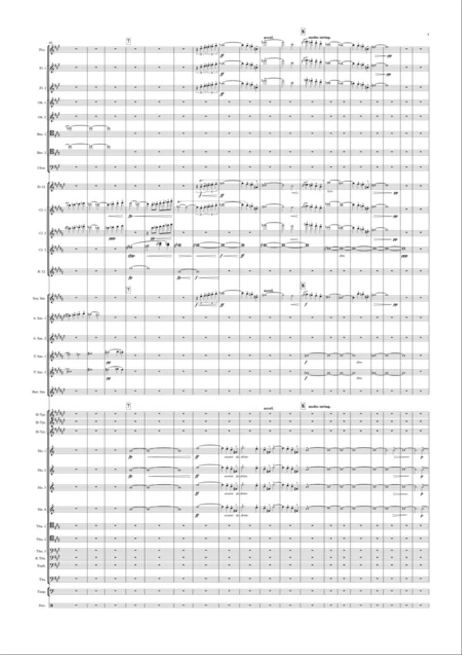 6th Movement from Symphony No.3 in D minor by Gustav Mahler Small Ensemble scores gallery preview page 5