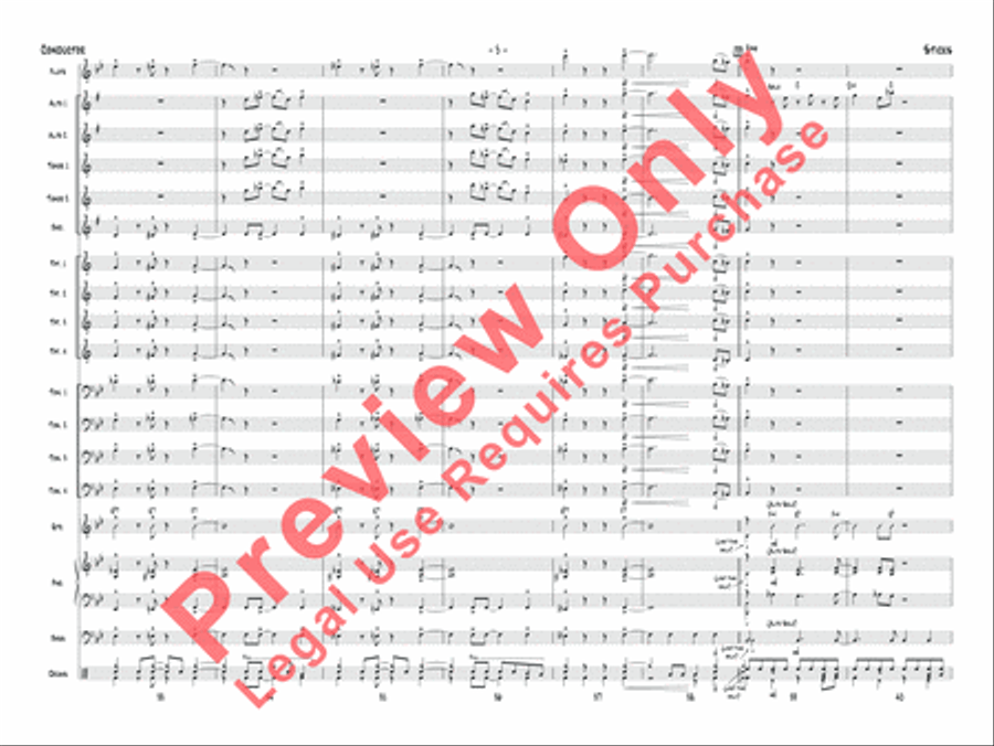 Sticks Jazz Ensemble scores gallery preview page 24