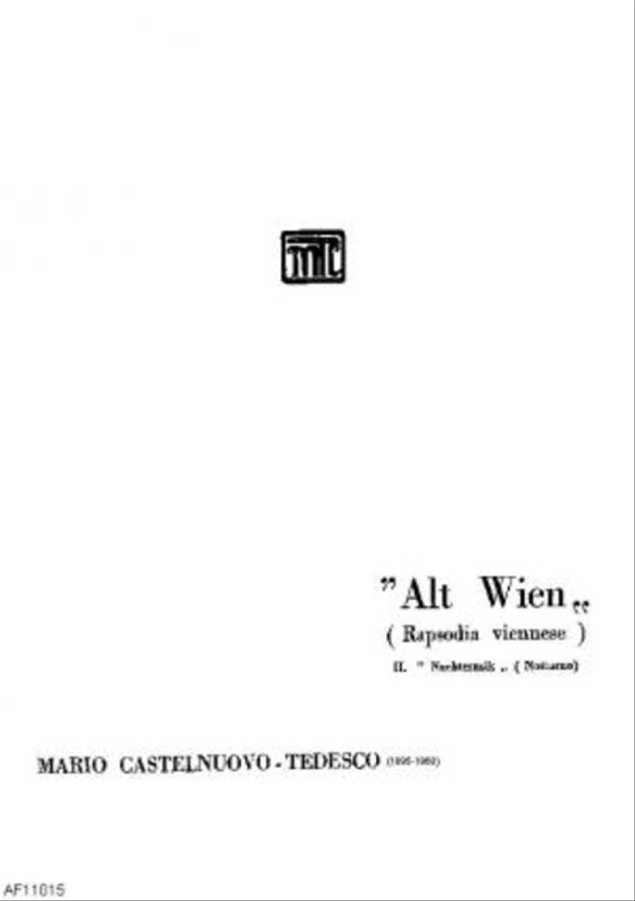Alt Wien Piano Solo scores gallery preview page 1